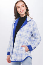 Load image into Gallery viewer, Reversible Royal Blue Shacket
