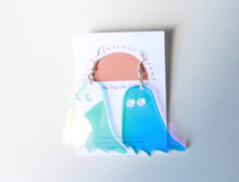 Load image into Gallery viewer, Holographic Ghost Earrings
