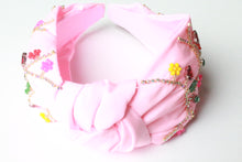 Load image into Gallery viewer, Christmas Lights Pink Seedbead Headband

