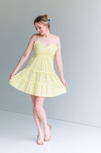 Load image into Gallery viewer, Yellow Gingham Sundress
