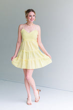 Load image into Gallery viewer, Yellow Gingham Sundress
