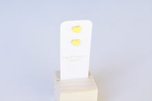 Load image into Gallery viewer, Gold Heart Studs- Stainless Steel
