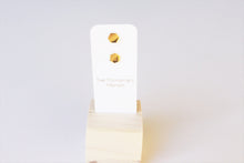 Load image into Gallery viewer, Gold Hexagon Studs- Stainless Steel
