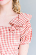 Load image into Gallery viewer, Mauve Gingham Top
