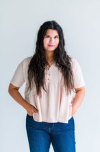 Load image into Gallery viewer, Blush Babydoll Knit Top
