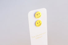 Load image into Gallery viewer, Gold Smiley Studs- Stainless Steel
