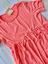 Load image into Gallery viewer, Basic Coral Babydoll Top
