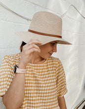 Load image into Gallery viewer, Riviera Banded Straw Hat
